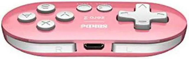 Alt view image 5 of 5 - 8Bitdo Zero 2 Bluetooth Gamepad Keychain Sized Mini Controller for Switch, Windows, Android, macOS & Raspberry Pi(Pink Edition) - Nintendo Switch