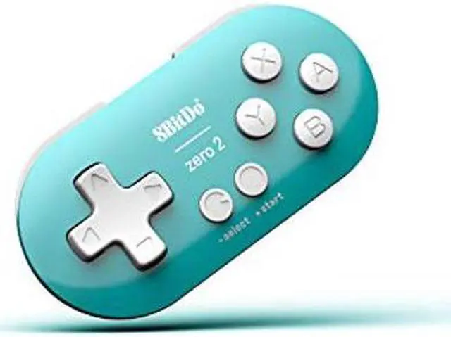 Main image of 8Bitdo Zero 2 Bluetooth Gamepad Keychain Sized Mini Controller for Switch, Windows, Android, macOS & Raspberry Pi(Turquoise Edition) - Nintendo Switch