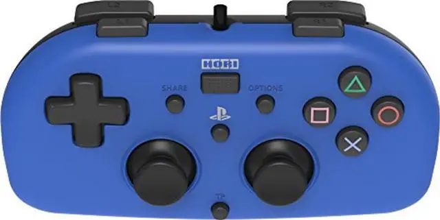 Alt view image 3 of 5 - Wired Mini Gamepad for Kids - Playstation 4 Controller - Officially Licensed (Blue)