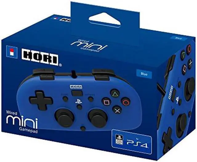 Alt view image 2 of 5 - Wired Mini Gamepad for Kids - Playstation 4 Controller - Officially Licensed (Blue)