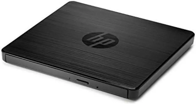 Main image of HP External Portable Slim Design CD/DVD RW Write/Read Drive, USB, Black (F2B56AA)