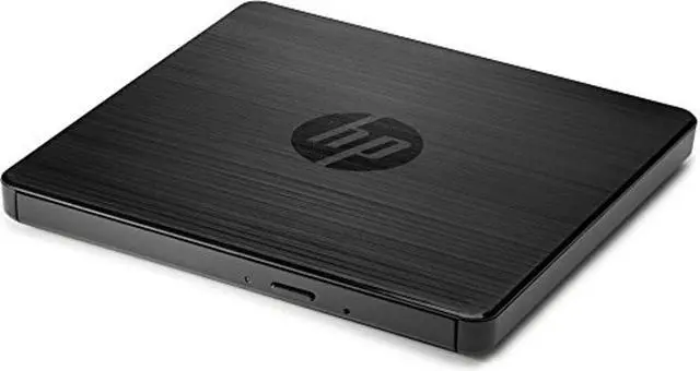 Main image of HP External Portable Slim Design CD/DVD RW Write/Read Drive, USB, Black (F2B56AA)
