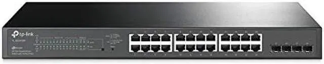 Alt view image 2 of 3 - TP-Link TL-SG2428P Jetstream 28-Port Gigabit Smart Switch with 24-Port PoE+, 4 SFP Slots (250 Watt Budget, Centralized Cloud Management Omada SDN, and Intelligent Monitoring)