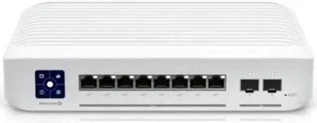 Alt view image 3 of 5 - Ubiquiti Switch Enterprise 8 PoE | 8-Port Managed Layer 3 Multi-Gigabit PoE Switch (USW-Enterprise-8-PoE)