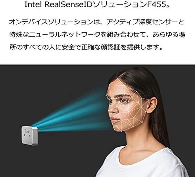 Alt view image 3 of 5 - Intel RealSense ID F455 Peripheral Camera (USB-C, AUX: SPI, GPIOs, Facial Authentication) - 82635DSF455