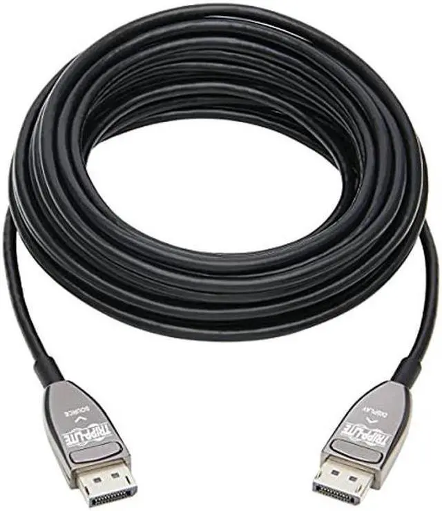 Alt view image 2 of 4 - Tripp Lite DisplayPort Fiber Active Optical Cable AOC 8K 60Hz CL3 M/M 25M (P580F3-25M-8K6)