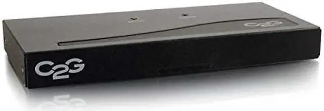 Main image of C2G 29503 2-Port VGA (UXGA) Monitor Splitter/Extender (Female Input), TAA Compliant, Black