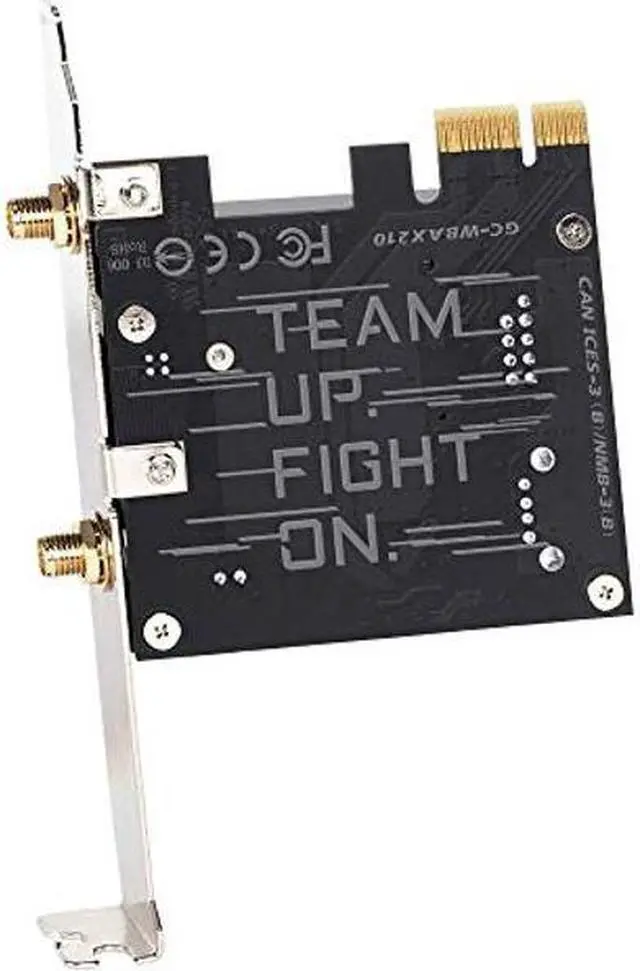 Alt view image 3 of 3 - GIGABYTE WiFi 6E GC-WBAX210 (2x2 802.11ax/ Tri-Band WiFi/ Bluetooth 5.2/ PCIe Expansion Card)