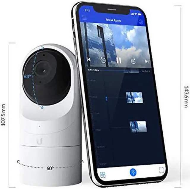 Alt view image 4 of 5 - Ubiquiti UniFi Video G3 Flex Indoor/Outdoor PoE Camera (UVC-G3-FLEX)