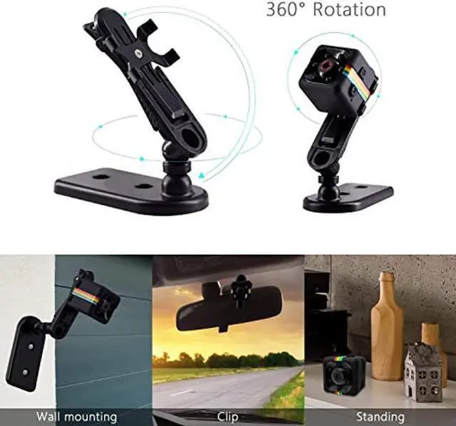 Alt view image 4 of 5 - Spy Camera Hidden Camera Mini Spy Camera Wireless 1080P HD Portable Small Camera with Motion Detection Loop Recording , Nanny Cam for Home Indoor Outdoor Security