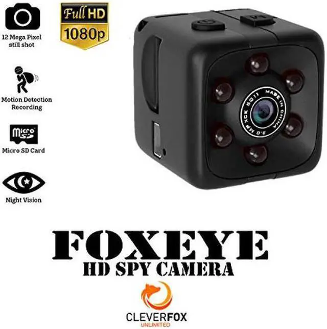 Alt view image 2 of 5 - Mini Spy Camera with Audio and Video - 1080P Hidden Camera - Portable Small HD Nanny Cam - Mini Spy Cams with Night Vision and Motion Detection Indoor Outdoor Tiny Security Cameras for Home Office