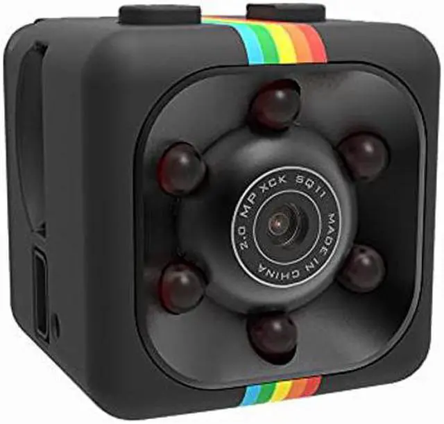 Main image of QEBIDUM Cop Cam, Mini Spy Camera, Sports HD DV SQ11 Camera, Hidden 1080P Micro Body Nanny Motion Detection Tiny Camcorder Infrared Night Vision Digital Video Recorder Cams Outdoor Indoor Office