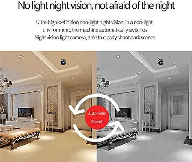 Alt view image 4 of 5 - SimpTronic Tech Hidden Camera, 1080P HD Video and Audio Spy Camera, Nanny Camera, Support SD Card, Mini Camera, Surveillance Camera Full HD, Small Camera