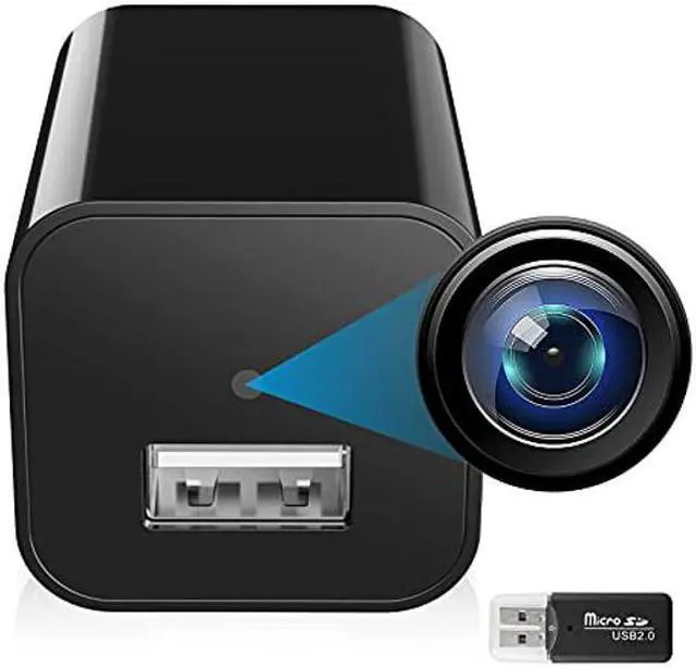 Main image of Spy Camera Charger, Viiwuu Full HD 1080P Video Spy Camera Nanny Cam Surveillance Camera USB Charger Camera Spy Cam Motion Monitoring Hidden Camera for Home Business Spy Camera Charger Hidden Cameras