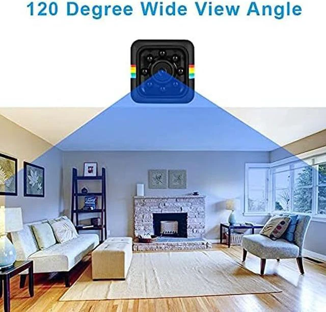 Alt view image 5 of 5 - Wireless Security Camera WiFi Mini Camera Nanny Camera Indoor Camera Camera Video Recorder IP Camera/Motion Detection Nanny Camera Home Security Surveillance Camera, Mobile APP Remote View