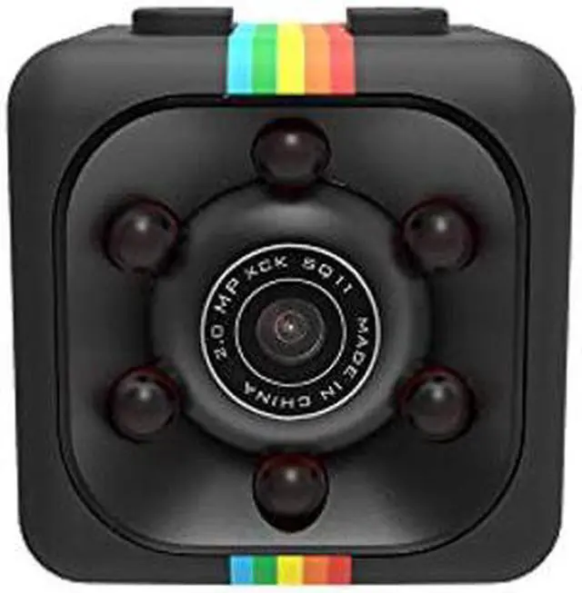 Main image of QEBIDUM Small Hidden Camera, Mini Cop Cam, SQ11 Mini DV, Portable Full HD 1080p Sports Action Video Recorder Covert Body Concealed Little Spy Nanny Camera for Home Car Indoor Outdoor Security
