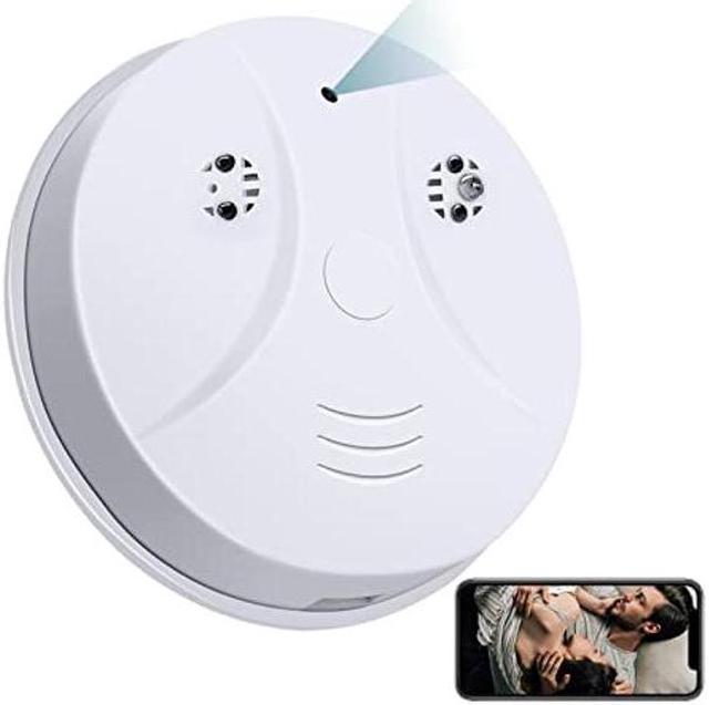 Invisible Spy Camera, Wireless Wifi Spy Camera Smoke Detector With Night  Vision Motion Detection Hd 1080p Secret Camera Small Nanny Camera With  Mobile