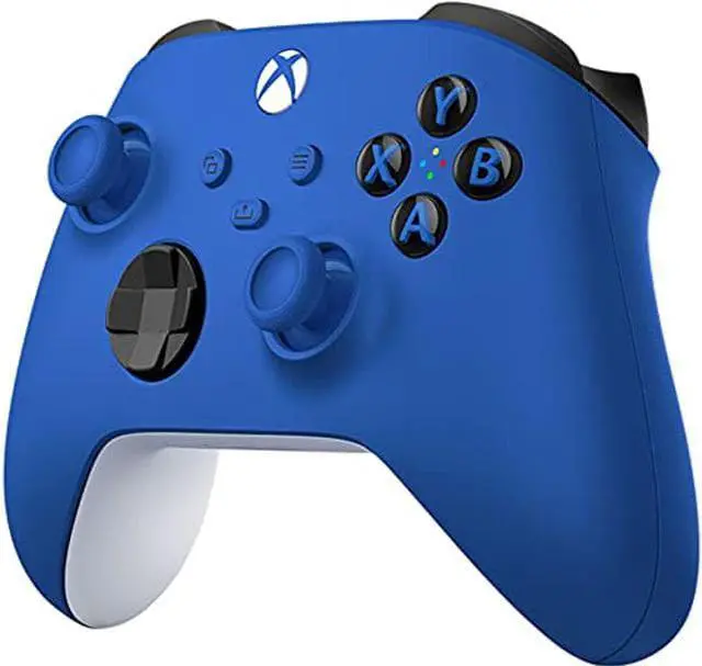 Alt view image 2 of 4 - Shock Blue Smart Rapid Fire Custom Modded Controller for Xbox One S/X Mods FPS Games and More. Control and Simply Adjust Your mods via Your Phone!