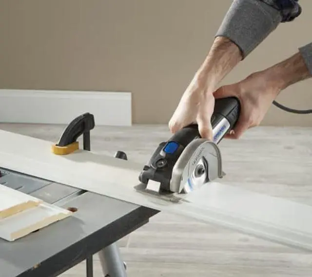 Alt view image 2 of 5 - Dremel Ultra Saw US40-04 Corded Compact Saw Tool Kit