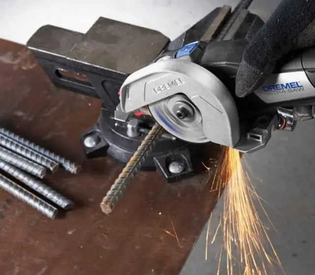 Alt view image 5 of 5 - Dremel Ultra Saw US40-04 Corded Compact Saw Tool Kit