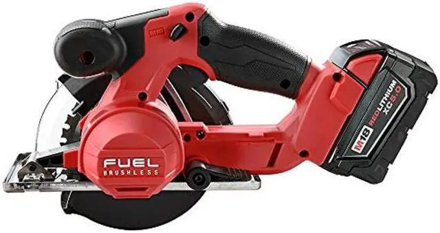 Alt view image 2 of 3 - Milwaukee M18 Fuel 2782-22 Cordless Circular Saw Kit, 5-3/8 to 5-7/8 in Blade, 20 mm Arbor/Shank, 18 VDC, M18 Lithium-Ion Battery, Right Blade Side