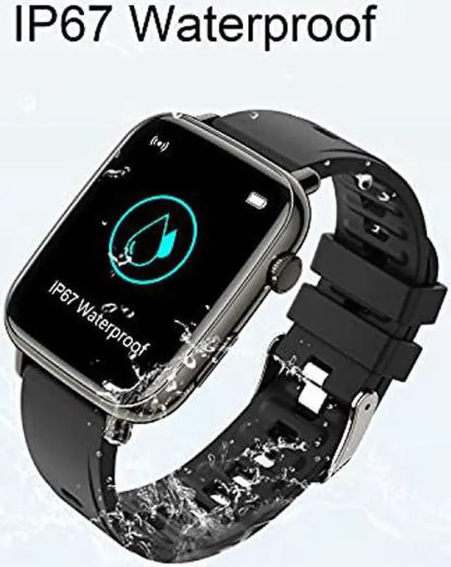 Alt view image 4 of 5 - Smart Watches for Women and Men, Smart Watch for Android Phones, 1.69" Full Touch Screen Fitness Tracker, Smart Watch with Blood Pressure Monitor, Smart Watch for iPhone and Android Compatible