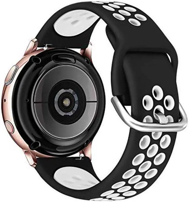 Alt view image 2 of 5 - Jobese Compatible with Garmin Venu Sq Band, 20mm Silicone Wristband Compatible with Garmin Venu/Venu Sq Music/Galaxy Watch Active 2, Women Men(3 Pack)