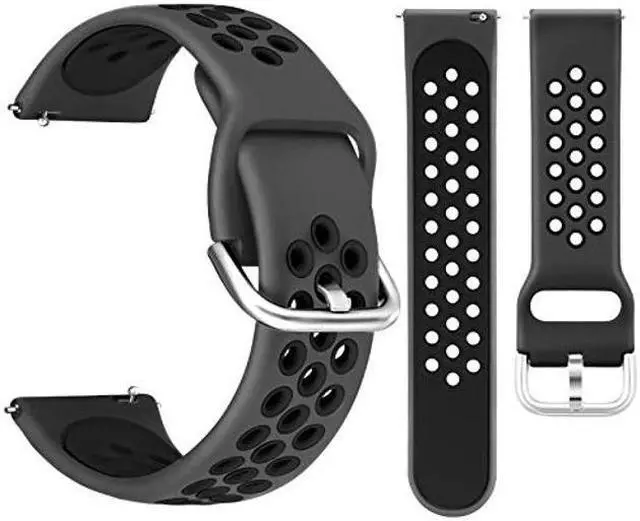 Alt view image 5 of 5 - Jobese Compatible with Garmin Venu Sq Band, 20mm Silicone Wristband Compatible with Garmin Venu/Venu Sq Music/Galaxy Watch Active 2, Women Men(3 Pack)