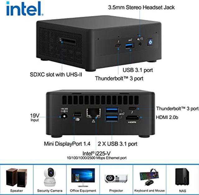 Intel NUC, Intel NUC 11 Mini PC, Panther Canyon NUC11PAHi5, Win10