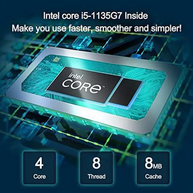 Alt view image 5 of 5 - Intel NUC, Intel NUC 11 Mini PC, Panther Canyon NUC11PAHi5, Win10 Pro Mini Computer, Intel Core i5-1135G7,Up to 4.2GHz Turbo,4core,28W Intel Iris Xe Graphics,WiFi6,Thunderbolt 3(16GB RAM+512GB SSD)