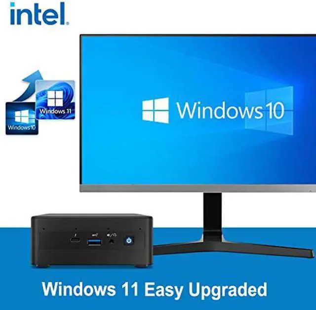 Alt view image 4 of 5 - Intel NUC, Intel NUC 11 Mini PC, Panther Canyon NUC11PAHi5, Win10 Pro Mini Computer, Intel Core i5-1135G7,Up to 4.2GHz Turbo,4core,28W Intel Iris Xe Graphics,WiFi6,Thunderbolt 3(16GB RAM+512GB SSD)