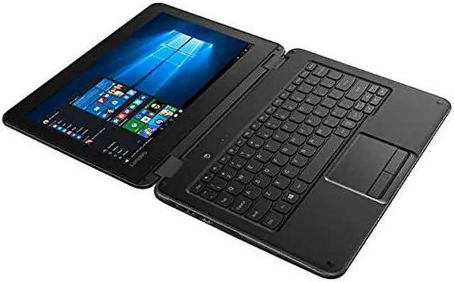 Alt view image 3 of 5 - Lenovo 2019 New 300e Flagship 2-in-1 Business Laptop/Tablet, 11.6" HD IPS Touchscreen, Intel Celeron Quad-Core N3450 up to 2.2GHz, 4GB DDR4, 64GB eMMC, Windows 10 S/Pro, Choose Flash Drive