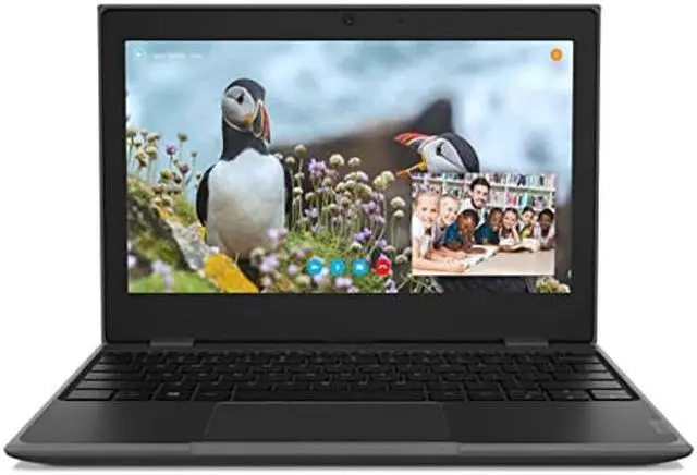 Main image of Lenovo 100e (2nd Gen) 82GJ000GUS 11.6" Netbook - HD - 1366 x 768 - AMD 3015e Dual-core (2 Core) 1.20 GHz - 4 GB RAM - 64 GB Flash Memory - Black - Windows 10 Pro - AMD Radeon Graphics - Twisted n