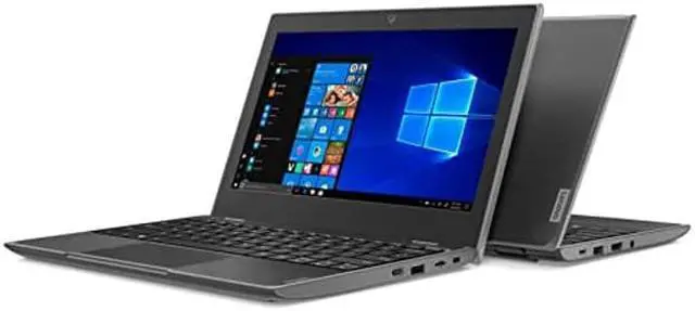 Alt view image 3 of 4 - Lenovo 100e (2nd Gen) 82GJ000GUS 11.6" Netbook - HD - 1366 x 768 - AMD 3015e Dual-core (2 Core) 1.20 GHz - 4 GB RAM - 64 GB Flash Memory - Black - Windows 10 Pro - AMD Radeon Graphics - Twisted n