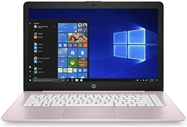 Main image of HP Stream 14-Inch Laptop, Intel Celeron N4000, 4 GB RAM, 64 GB eMMC, Windows 10 Home in S Mode With Office 365 Personal For 1 Year (14-cb188nr, Rose Pink)