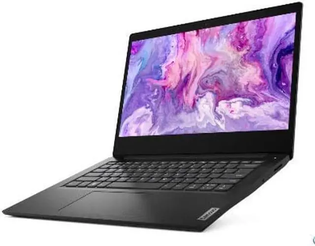 Main image of Lenovo 2020 IdeaPad 3 14.0" HD LED Non-Touchscreen Laptop PC, Intel Pentium Gold 6405U Dual Core Processor, 4GB DDR4 RAM, 128GB SSD, HDMI, Webcam, WiFi, Bluetooth 5, Windows 10 S, Black