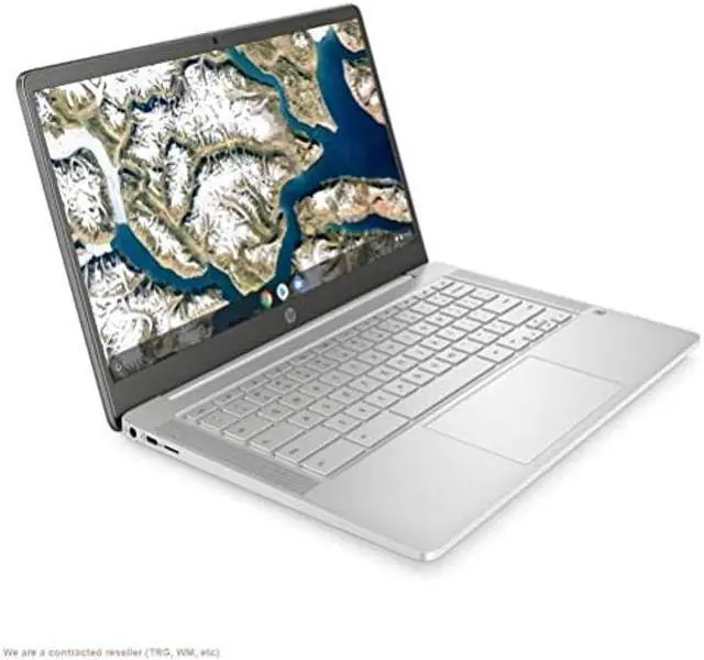Alt view image 2 of 5 - HP Chromebook 14-inch HD Touchscreen Laptop, Intel Celeron N4000, 4 GB RAM, 32 GB eMMC, Chrome (14a-na0040nr, Ceramic White)