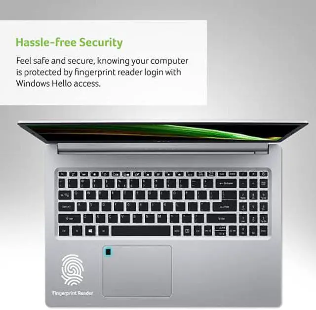 Alt view image 3 of 4 - Acer Aspire 5 A515-46-R3CZ Slim Laptop | 15.6" Full HD IPS | AMD Ryzen 7 3700U Quad-Core Mobile Processor | 8GB DDR4 | 256GB NVMe SSD | WiFi 6 | Backlit KB | Fingerprint Reader | Windows 11 Home