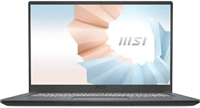 Alt view image 2 of 5 - MSI Modern 15A Thin and Light Daily Laptop: 15.6" FHD 1080p, Intel Core i7-1195G7, Intel Iris Xe, 8GB, 1TB SSD, Win10, Carbon Gray (A11MU-652)