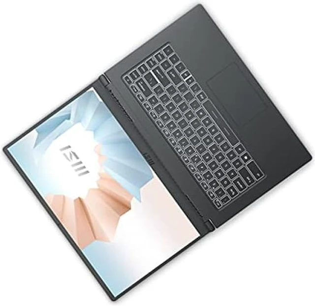 Alt view image 5 of 5 - MSI Modern 15A Thin and Light Daily Laptop: 15.6" FHD 1080p, Intel Core i7-1195G7, Intel Iris Xe, 8GB, 1TB SSD, Win10, Carbon Gray (A11MU-652)