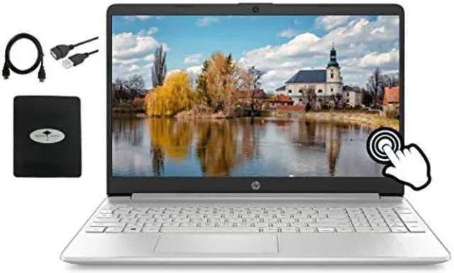 Main image of HP 2022 Newest 15.6" FHD Touchscreen Laptop, 11th Gen Intel Core i5-1135G7 up to 4.2 GHz(Best i7-1060G7), 32GB RAM, 1TB NVMe SSD, Intel Iris Xe Graphics, Numpad, HDMI, Type A&C, Webcam, Win11 S
