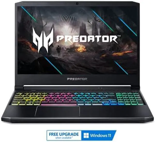 Alt view image 2 of 5 - Acer Predator Helios 300 Gaming Laptop, Intel i7-10750H, NVIDIA GeForce RTX 2060 6GB, 15.6" Full HD 144Hz 3ms IPS Display, 16GB Dual-Channel DDR4, 512GB NVMe SSD, Wi-Fi 6, RGB Keyboard, PH315-53-72XD