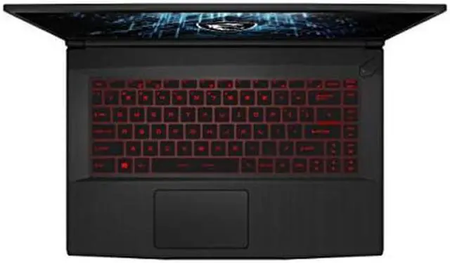 Alt view image 2 of 5 - MSI GF65 Gaming Laptop: 15.6" 144Hz FHD 1080p, Intel Core i7-10750H 6 Core, NVIDIA GeForce RTX 3060, 16GB, 512GB NVMe SSD, WiFi 6, Red Keyboard, Win 10, Black (10UE-047)