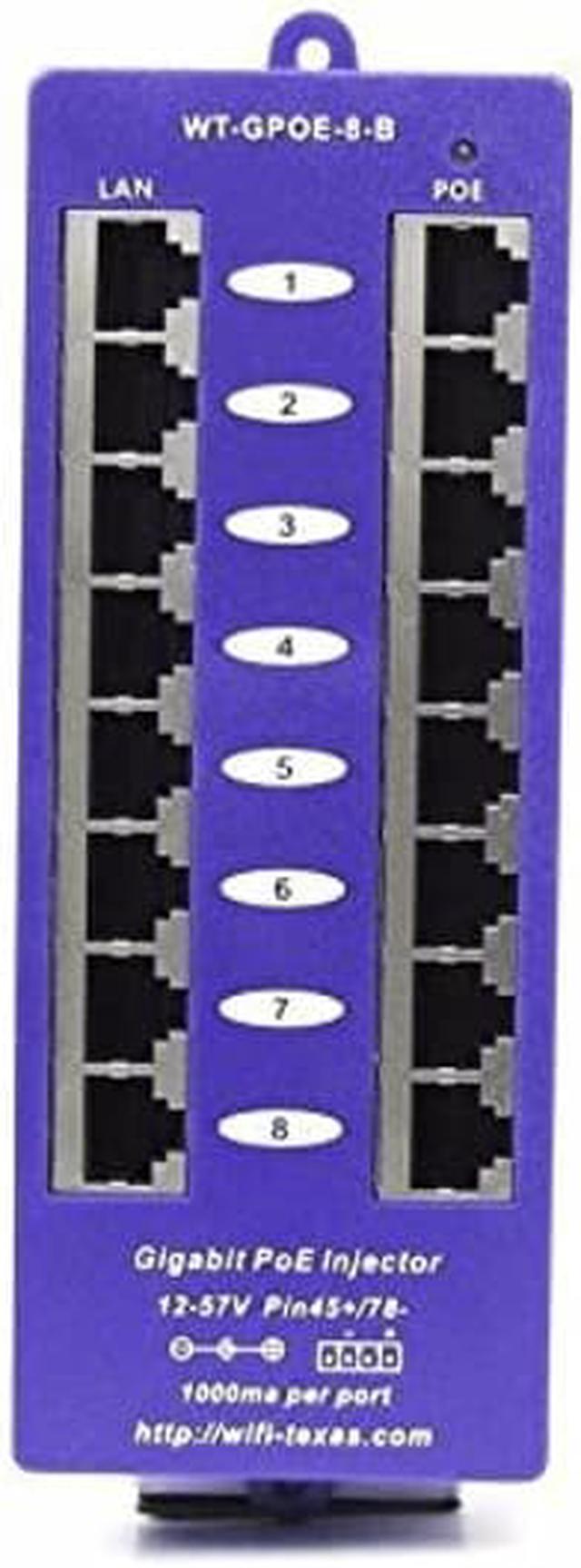 gpoe-4b 4 port gigabit poe injector