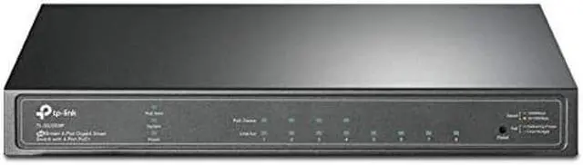 Main image of TP-Link TL-SG2008P | Jetstream 8 Port Gigabit Smart Managed PoE Switch | 4 PoE+ Port @62W | Omada SDN Integrated | PoE Recovery | IPv6 | Static Routing | L2/L3/L4 QoS |Limited Lifetime Protection