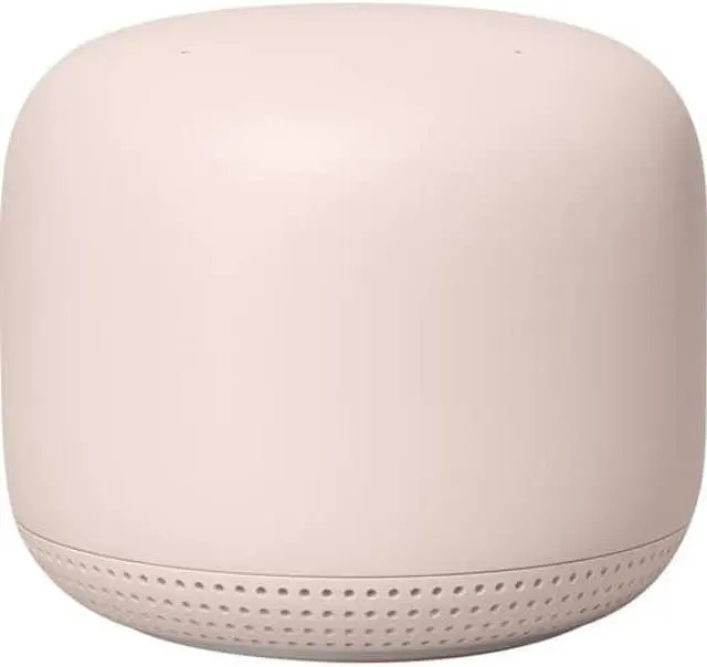 Alt view image 5 of 5 - Nest WiFi Router Snow Plus 1 Access Point Sand GA01425-US (Mesh Router for Wireless Internet, Wi-Fi Extender with Smart Speaker) Works with Nest WiFi and Google WiFi Home Wi-Fi Systems