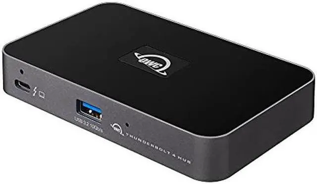 Alt view image 2 of 5 - OWC Thunderbolt Hub, 5 Port, Compatible with M1 Macs, Thunderbolt 3 Equipped Macs, and Thunderbolt 4 PCs, (OWCTB4HUB5P)