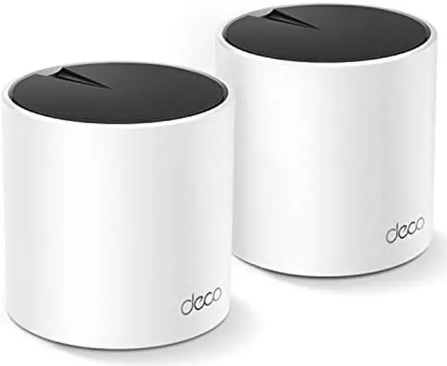 Main image of TP-Link Deco AX3000 WiFi 6 Mesh System - Covers up to 4500 Sq.Ft, Replaces Wireless Router and Extender, 3 Gigabit Ports per Unit, Supports Ethernet Backhaul (Deco X55, 2-Pack)