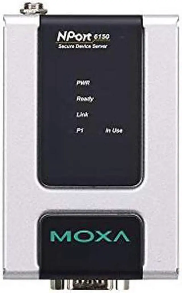 Main image of MOXA NPort 6150 -1 Port RS-232/422/485 Secure Device Server, 12-48V, w/ Adapter