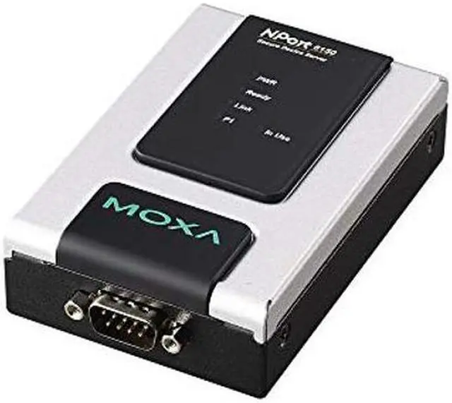 Alt view image 2 of 3 - MOXA NPort 6150 -1 Port RS-232/422/485 Secure Device Server, 12-48V, w/ Adapter